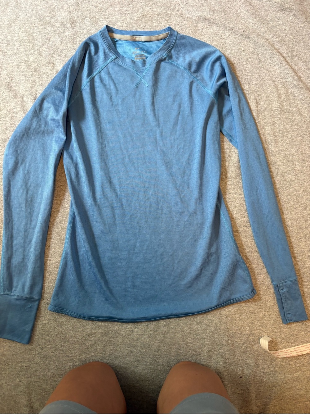 Nike Light Blue Long Sleeve Tee